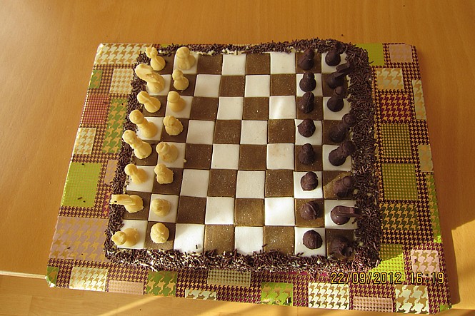 šachovnice ze zhora